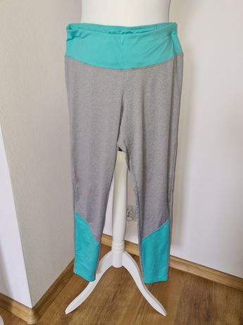 Leginsy szaro seledynowe
