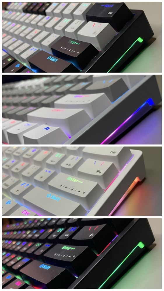 Ігрова Механічна Клавіатура AULA F3261 з Підсвіткою Клавіш RGB 60%
