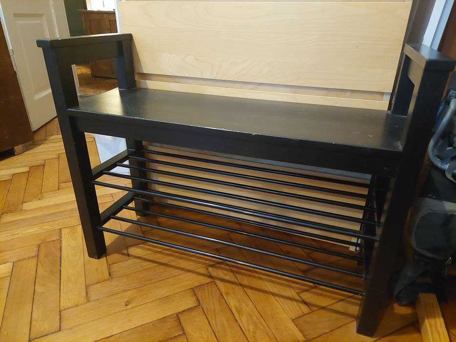 Tjusig ikea półka na buty i wieszak, komplet