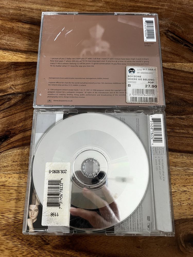 Zestaw 2 płyt CD Boyzone płyty