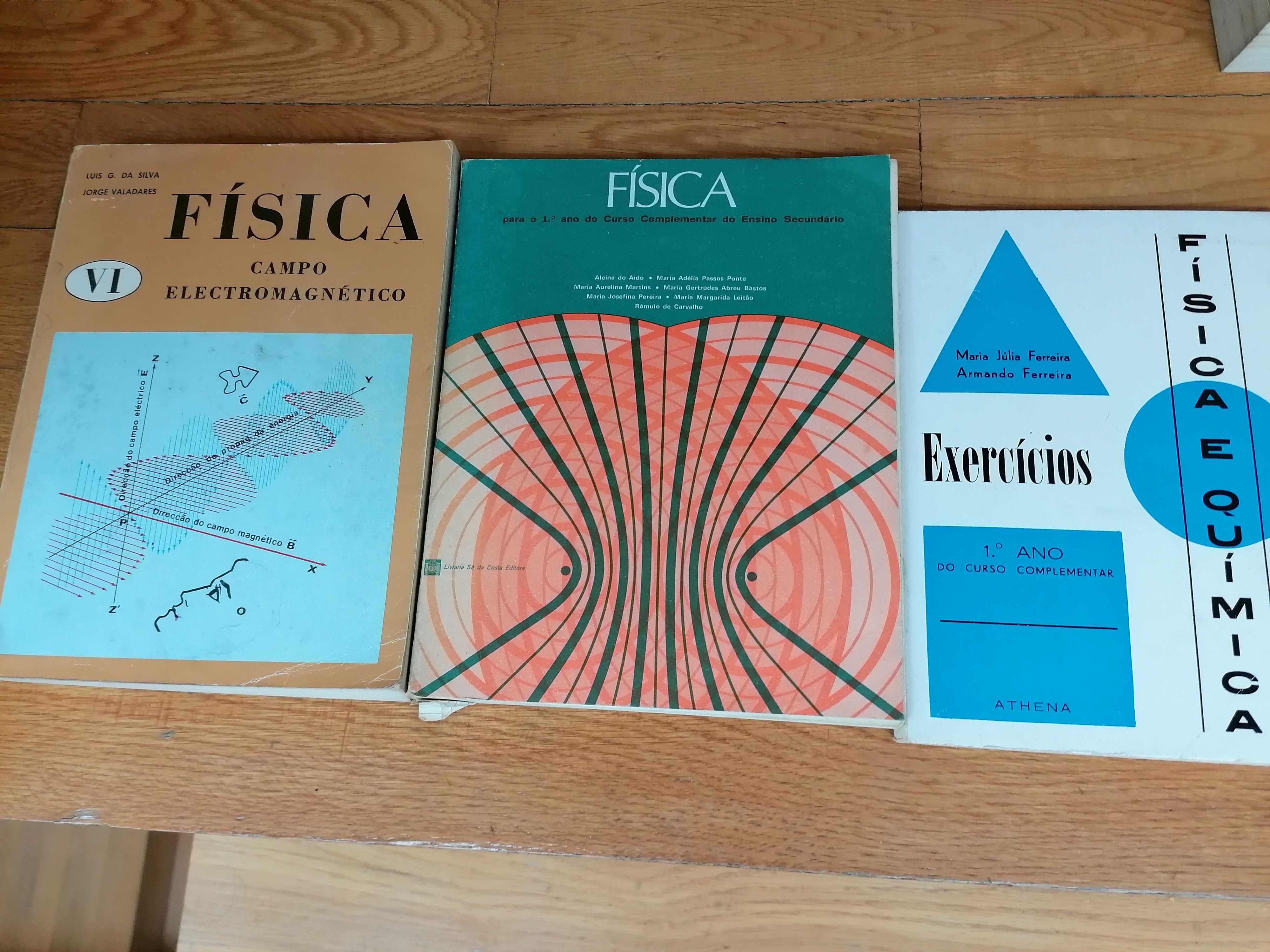 livros de física e química