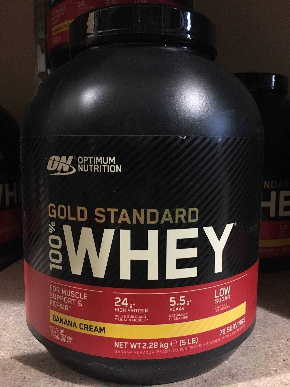 ТОП • ПРОТЕЇН 100% Whey Gold Standard UK Optimum Nutrition 2270 г