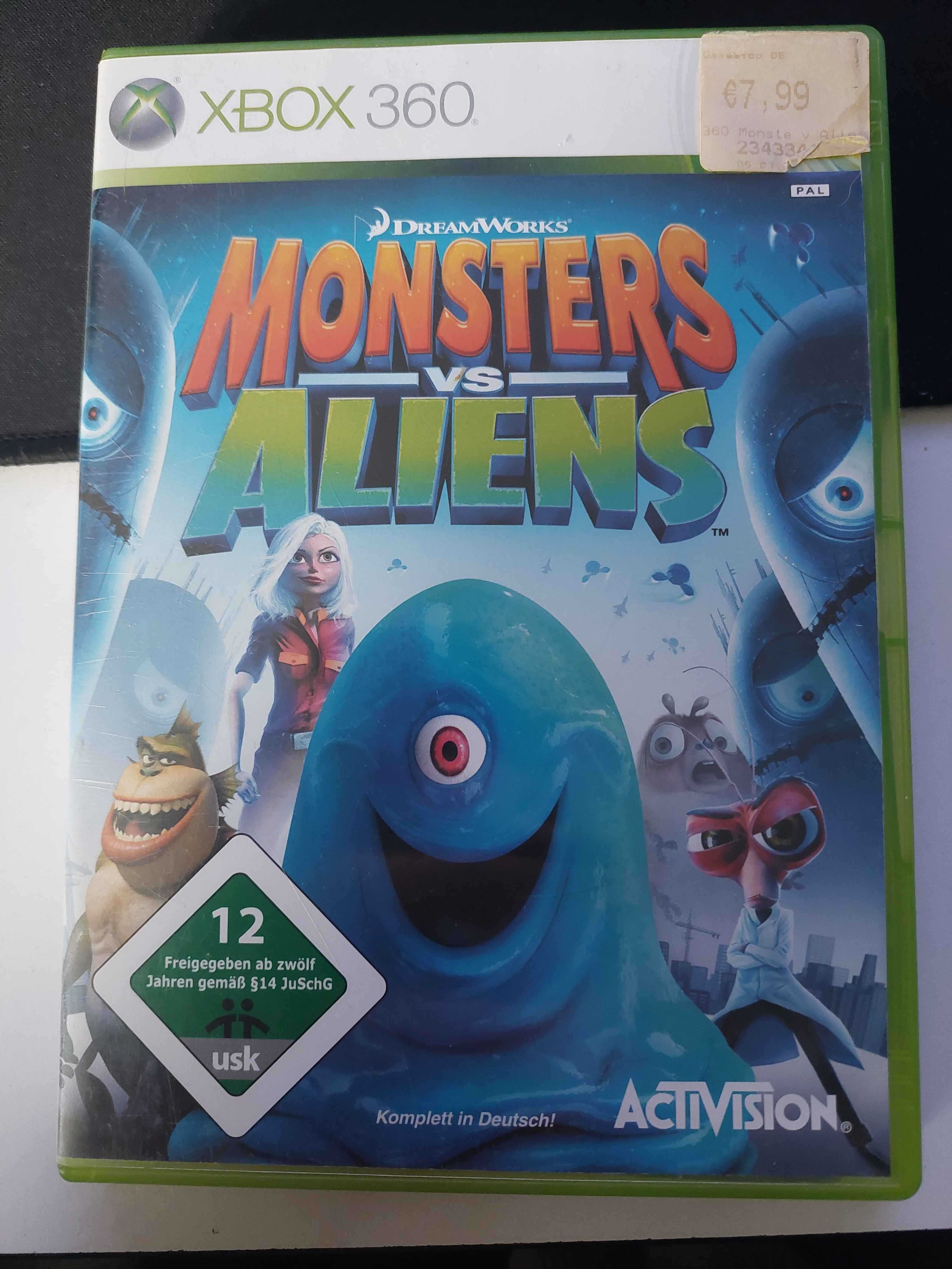 Monster Vs Aliens Xbox 360