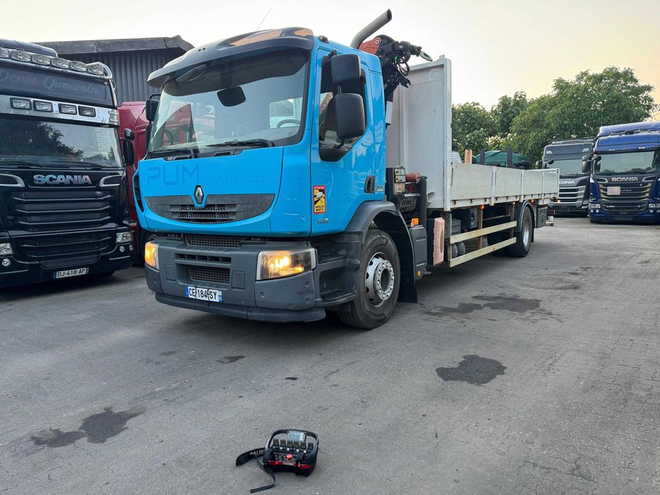RENAULT PREMIUM 340 GRUA PALFINGER CAIXA TOP !!!