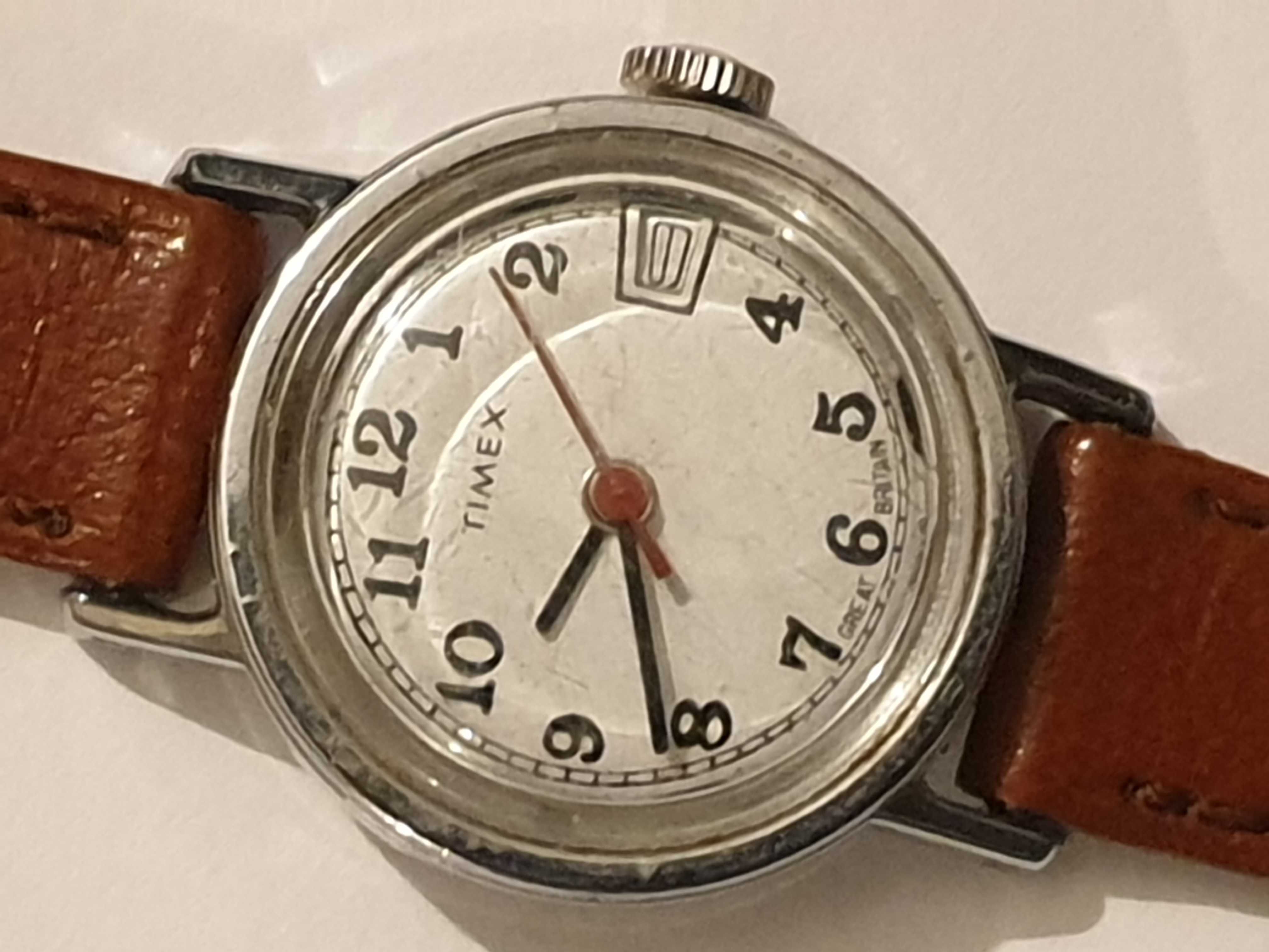 Timex oryginalny damski zegarek mechaniczny vintage