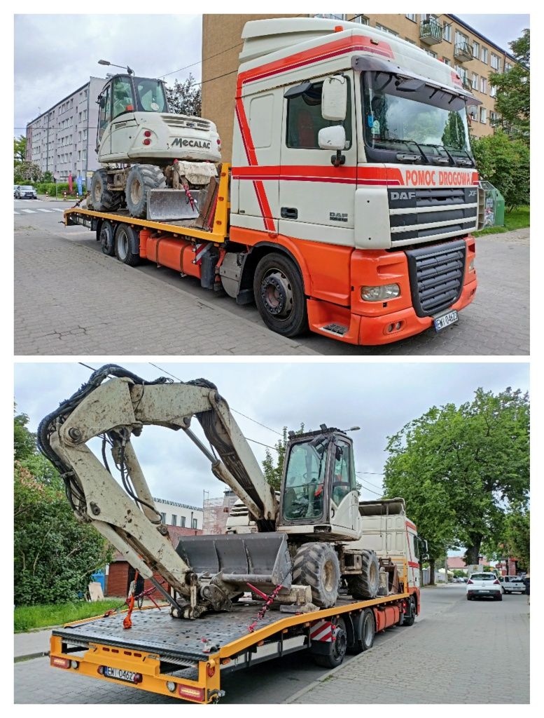 Transport Laweta do 13Ton Ciągniki Koparki Przyczepy Busy Wózki Maszyn