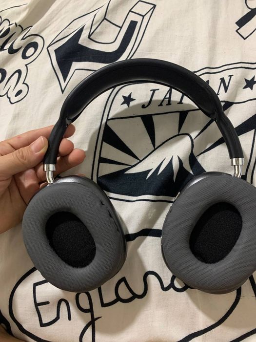 Беспроводные полноразмерные стереонаушники Bluetooth Macaron P9 Black