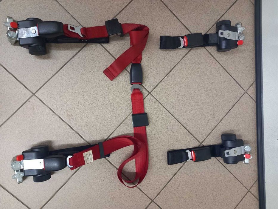 Pasy mocowania wózka inwalidzkiego AMF Bruns. Zestaw 5 szt. Nowy model