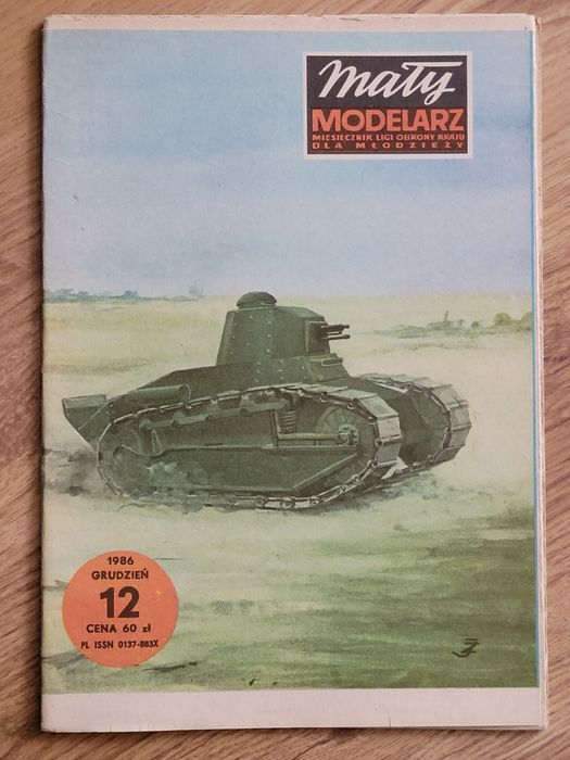 Mały Modelarz  - czołgi, pojazdy gąsienicowe, model kartonowy