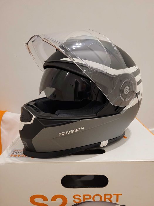 Kask Schuberth S2 Sport rozm. M 56-57 jak NOWY, blenda, pinlock