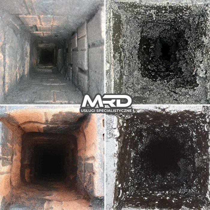 Mechaniczne czyszczenie komina – sadza, smoła, szkliste osady