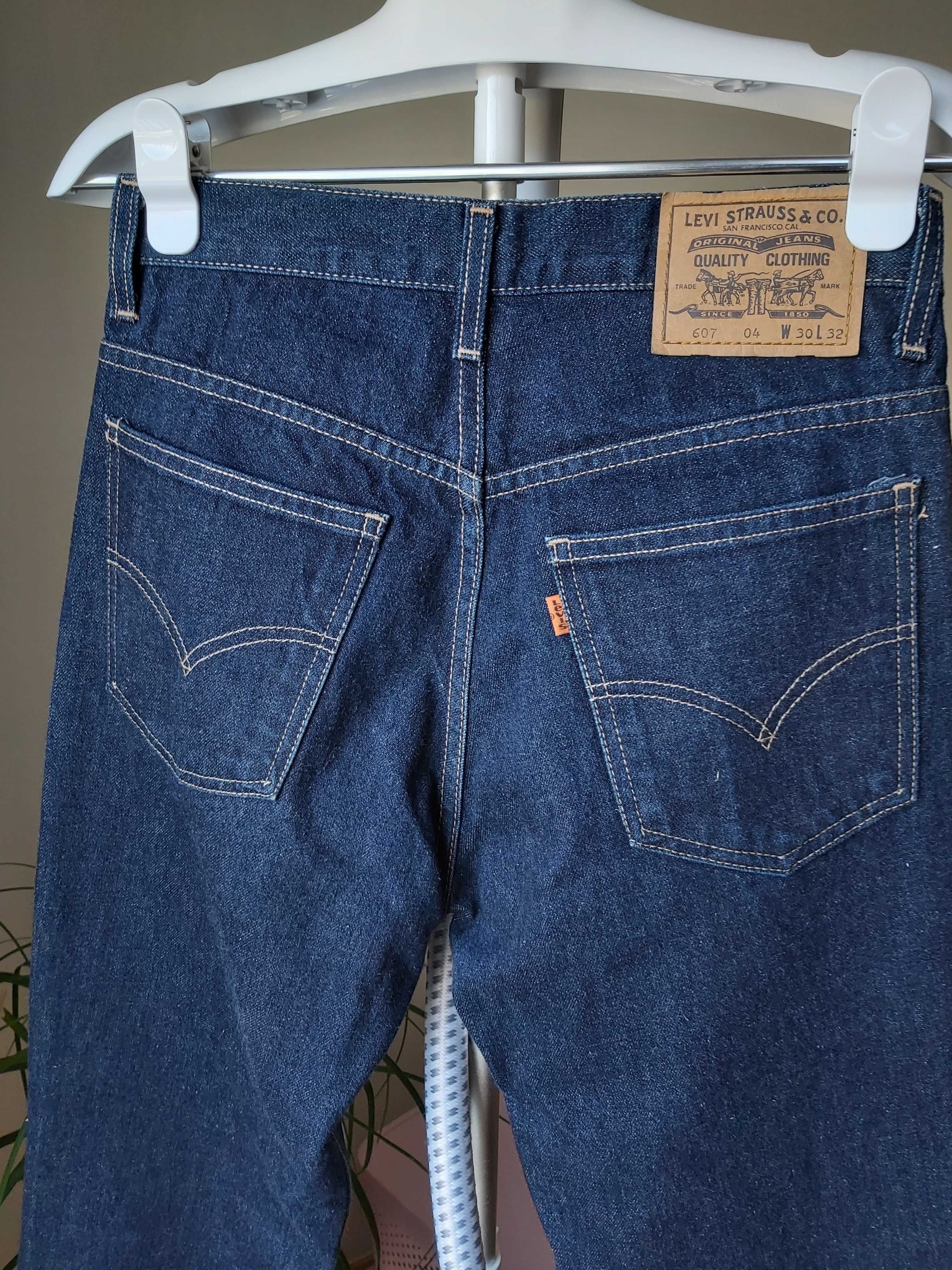 Levi's 607 W 30 L32 Orange Tab