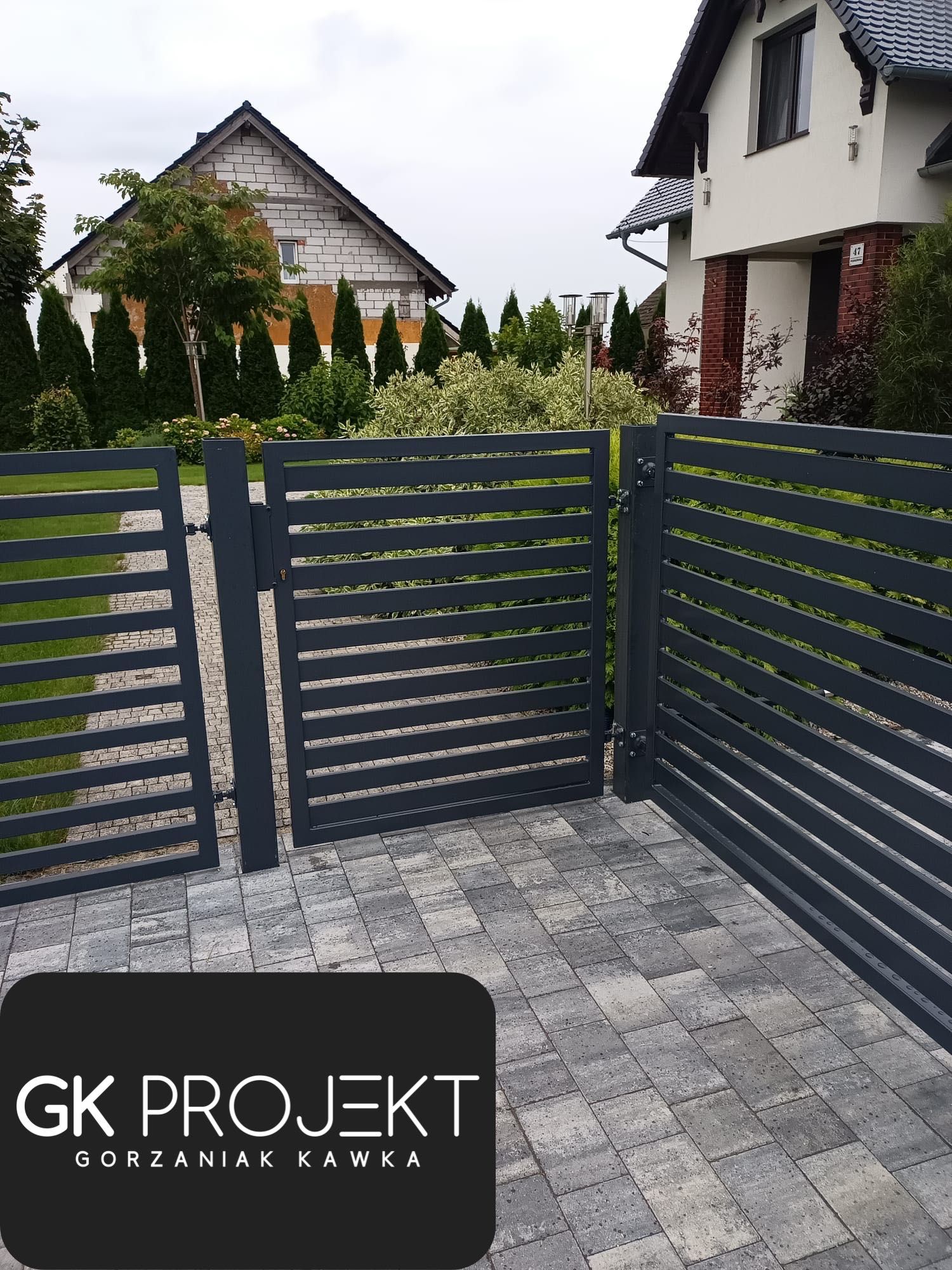 Ogrodzenie metalowe Bramy na wymiar Panele 3D Altany