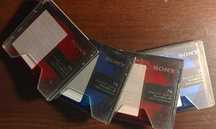 Mini disc Sony 74 Color collection 4 szt. w ochronnych etui