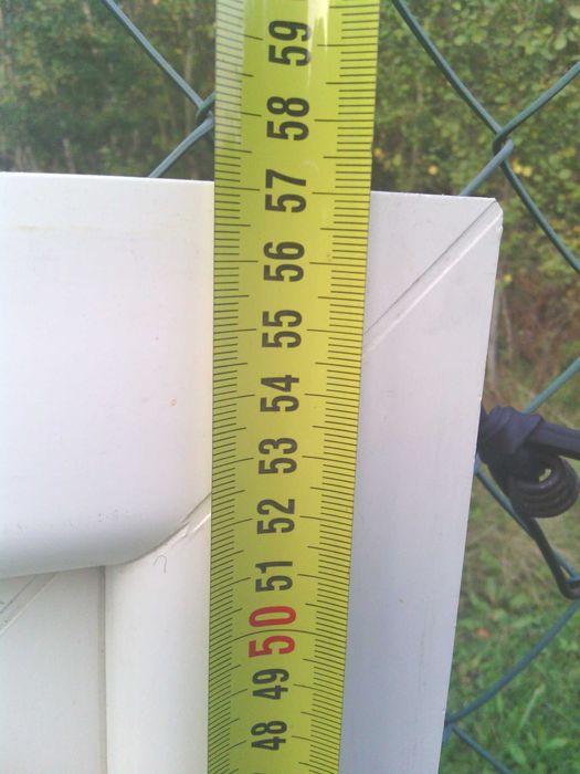 okno plastikowe białe 113 x 57