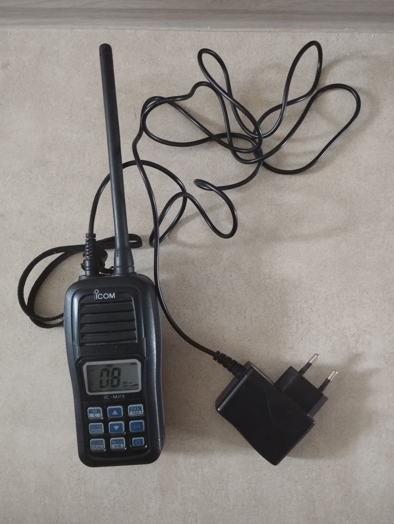 Icom ic m24- рация морская водонепроницаемая