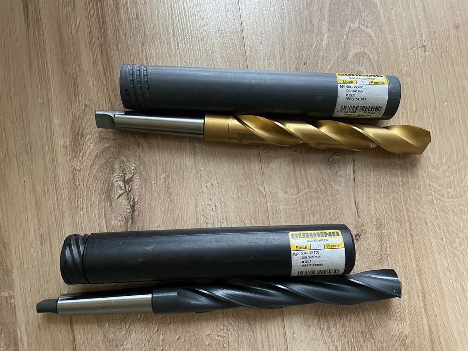 wiertło i rozwiertak