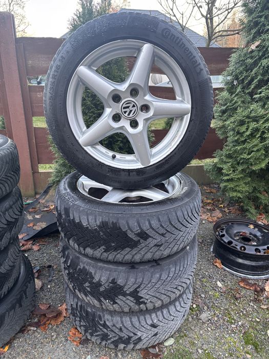 Felgi 5x112 z oponami zimowymi r16