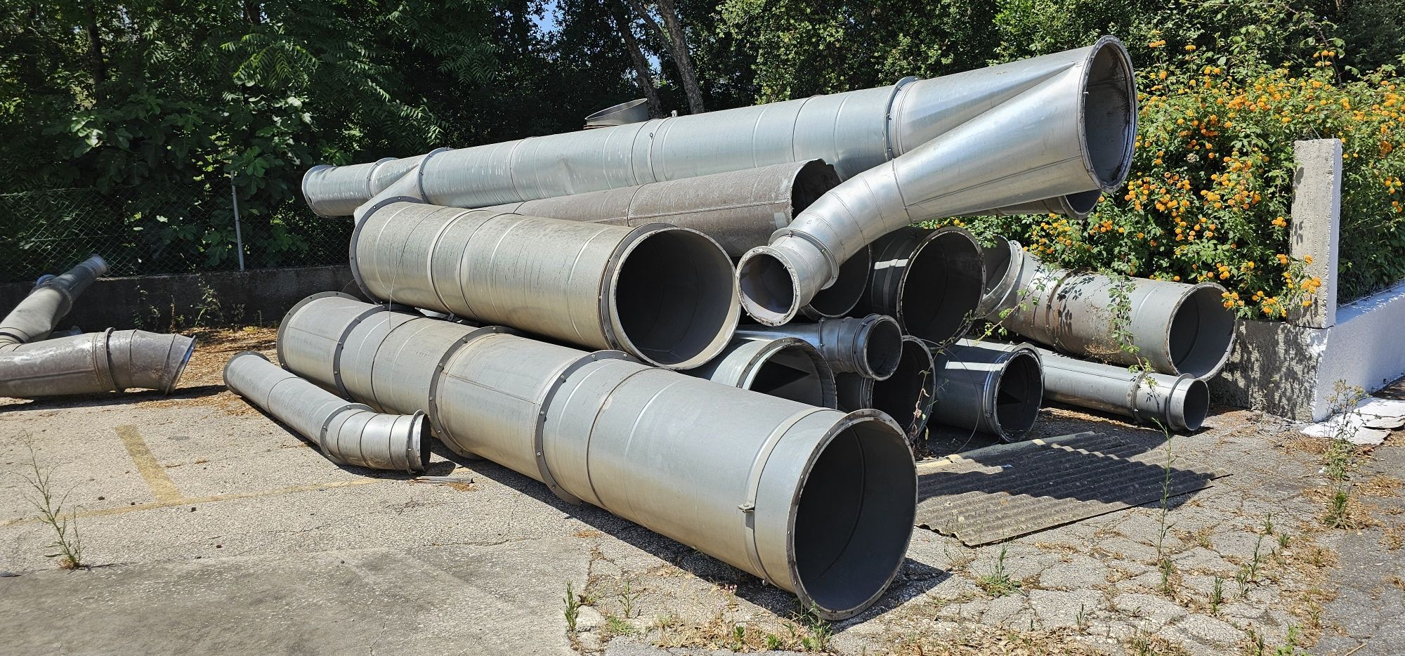 Tubagem de ventilação industrial