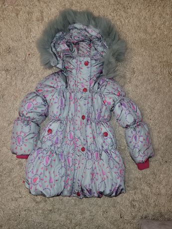 Тёплая зимняя курточка на девочку 2-3 года,зима