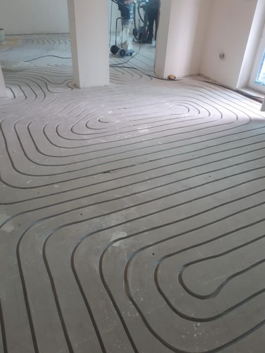 Frezowanie pod ogrzewanie podłogowe