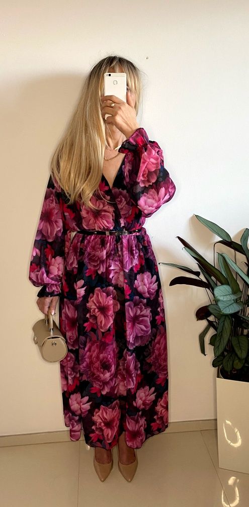 Sukienka plus size 2xl 3xl komunia chrzest wesele