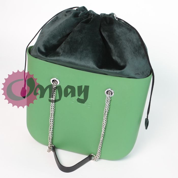 organizer do OBAG STANDARD worek welur ZIelona Butelka komin OMAY