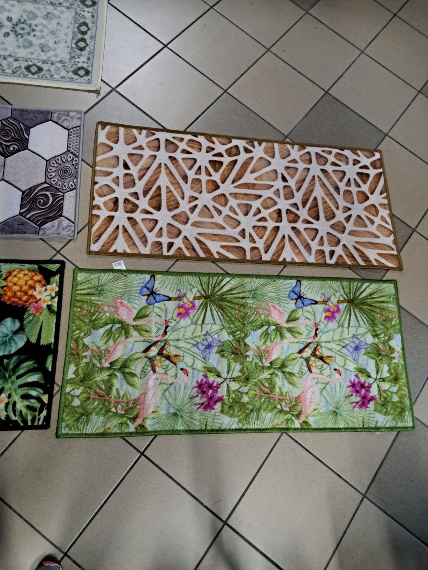 Chodnik chodniczek antypoślizgowy 50x110 monstera podgumowany