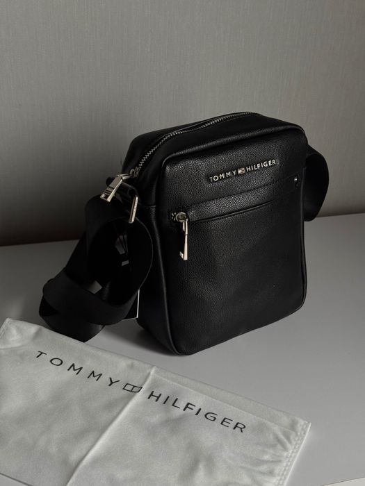 Чоловіча сумка шкіряна барсетка Томі Tommy