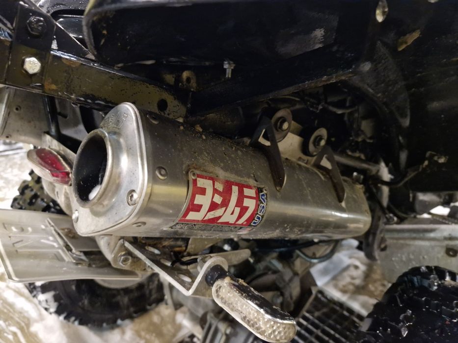 Kawasaki kfx700 v2 yoshimura ohlins stan bdb zamiana atv swap 4x4 oska