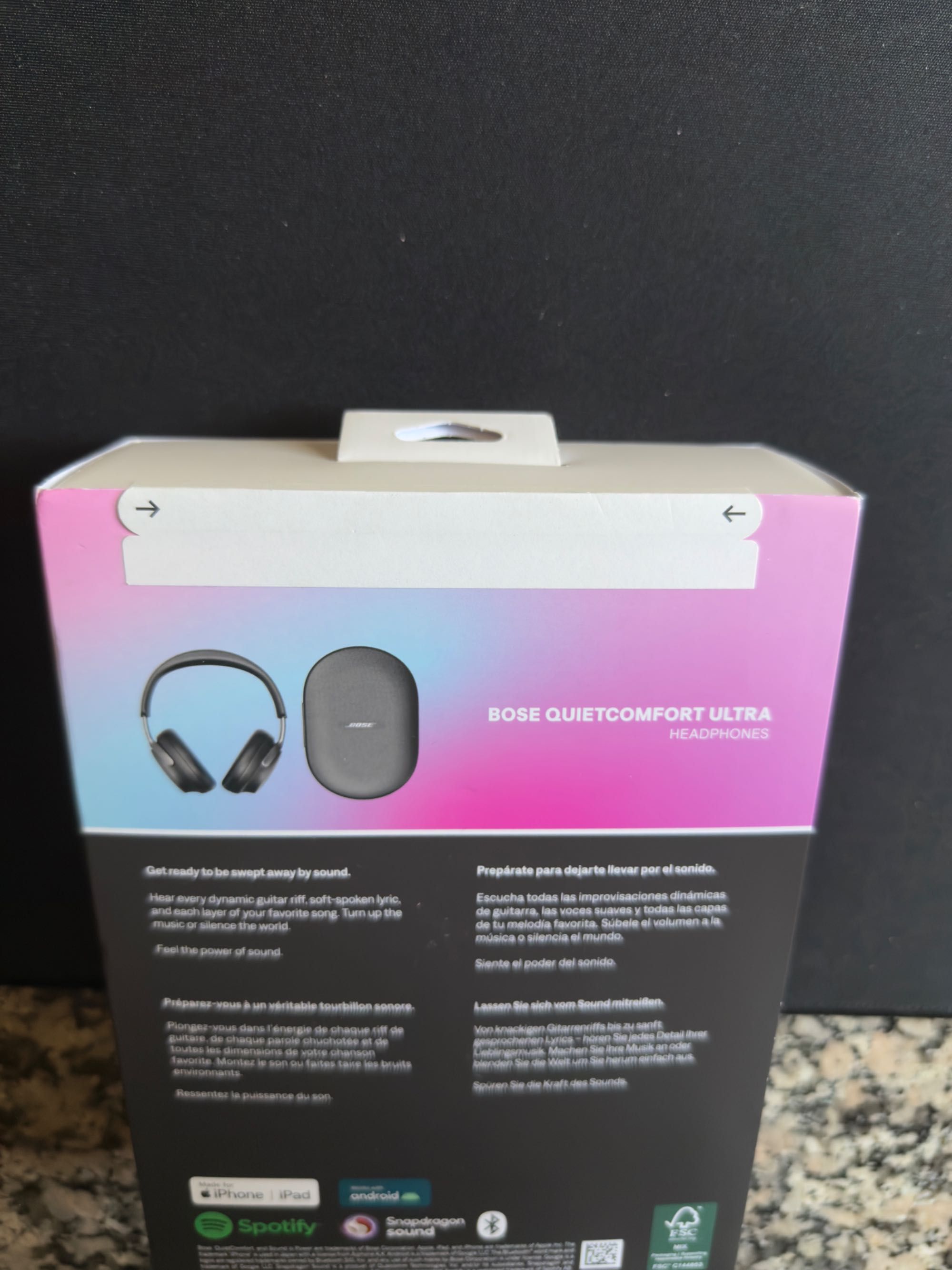 Bose QuietComfort Ultra – Auscultadores com Cancelamento de Ruído