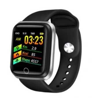 Smartwatch zegarek czarny dotykowy