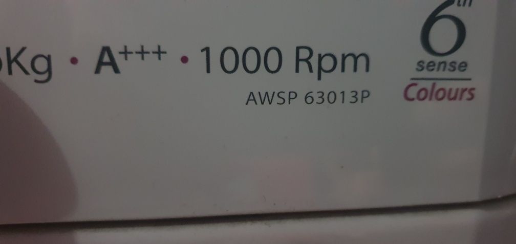 Pralka Whirlpool Awsp 63013p części