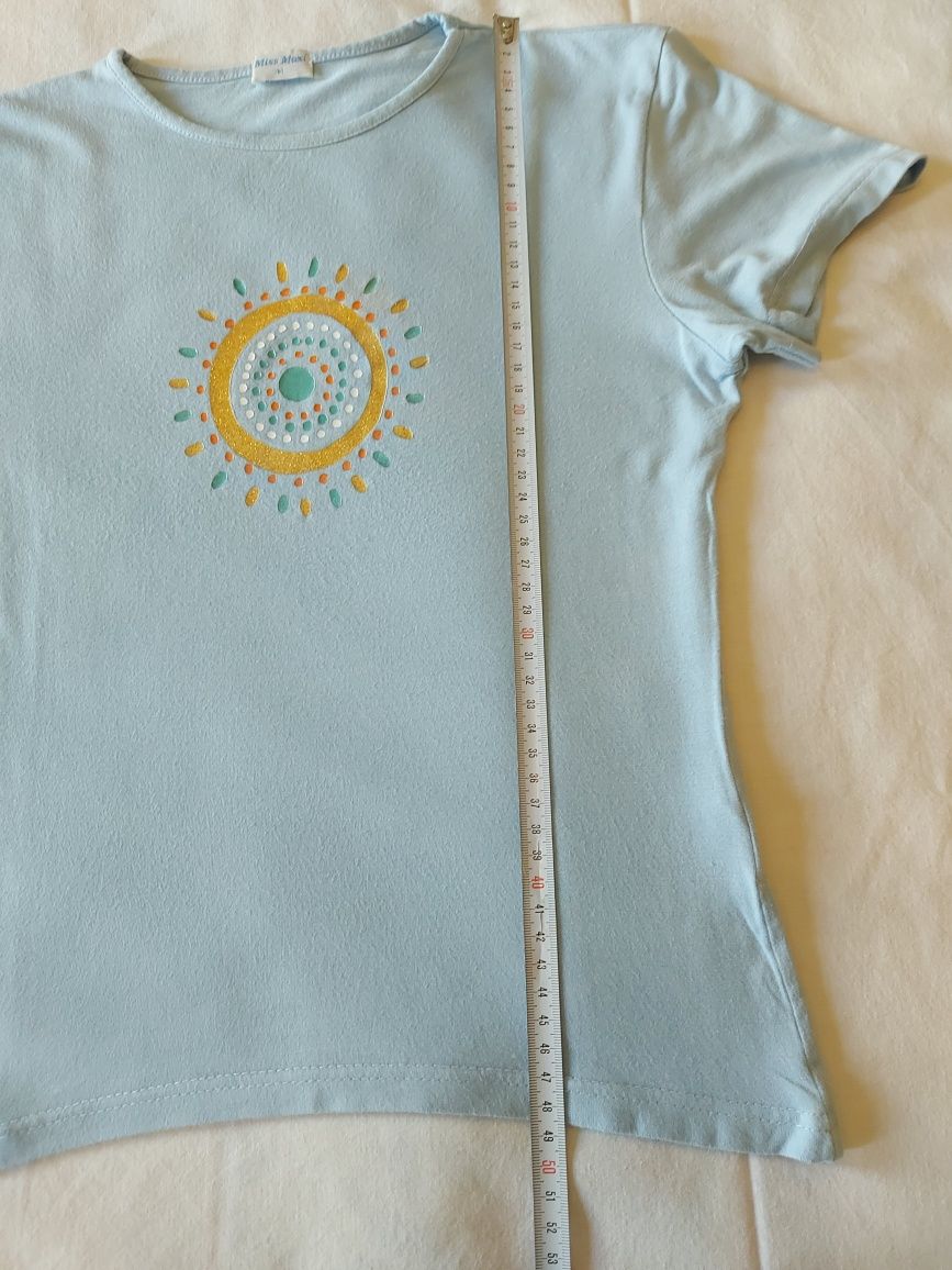 T-shirt Azul Claro da Miss Maxi - Tam° M.