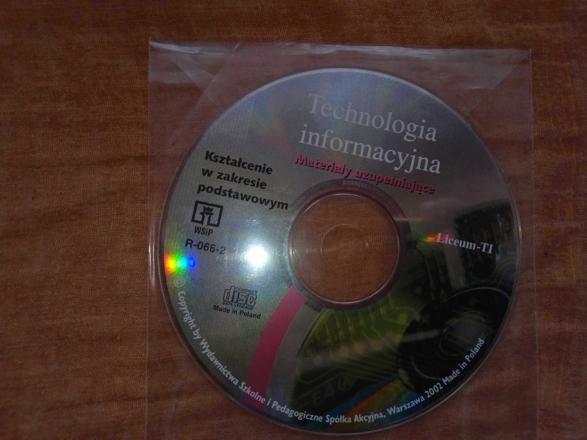 Technologia informacyjna Informatyka Płyta CD Gurbiel Kołczyk WSiP