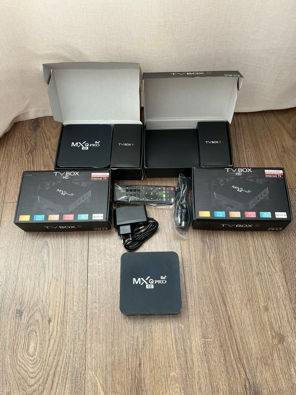 Смарт тв приставка 4/64 gb 4/32 gb mxq pro тв-приставка