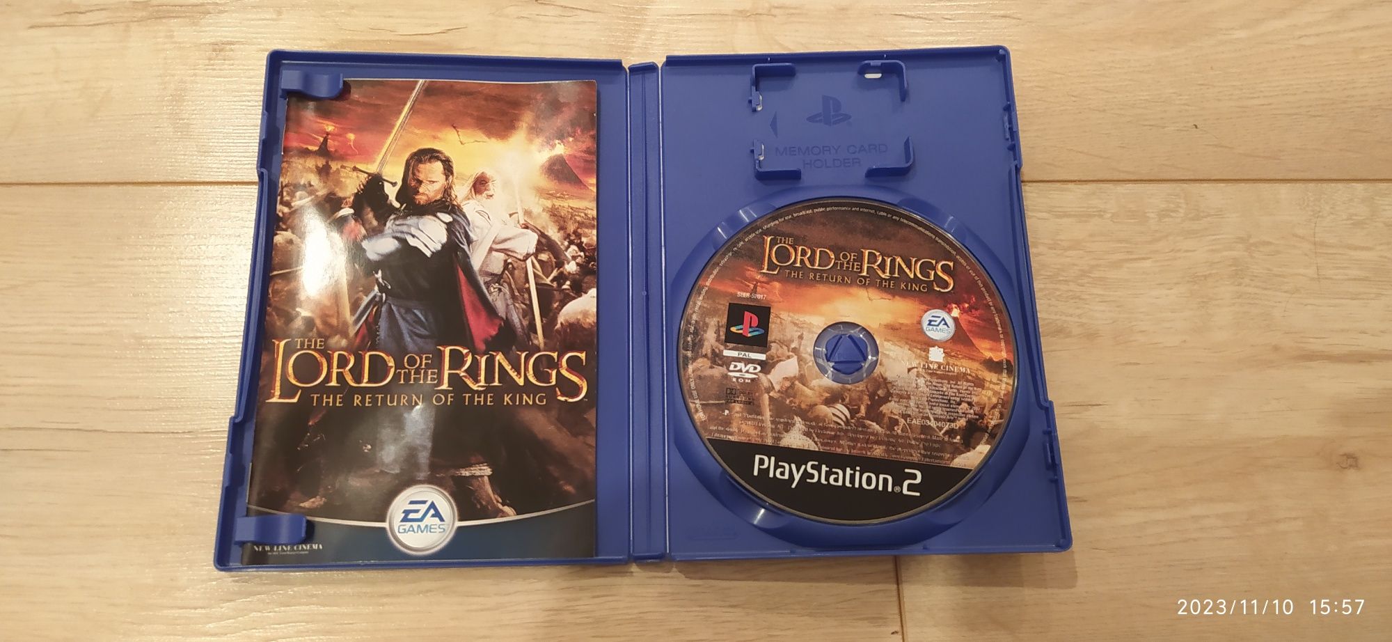 Kolekcja The Lord of the Rings x4 UK PAL PlayStation 2 Kompletne