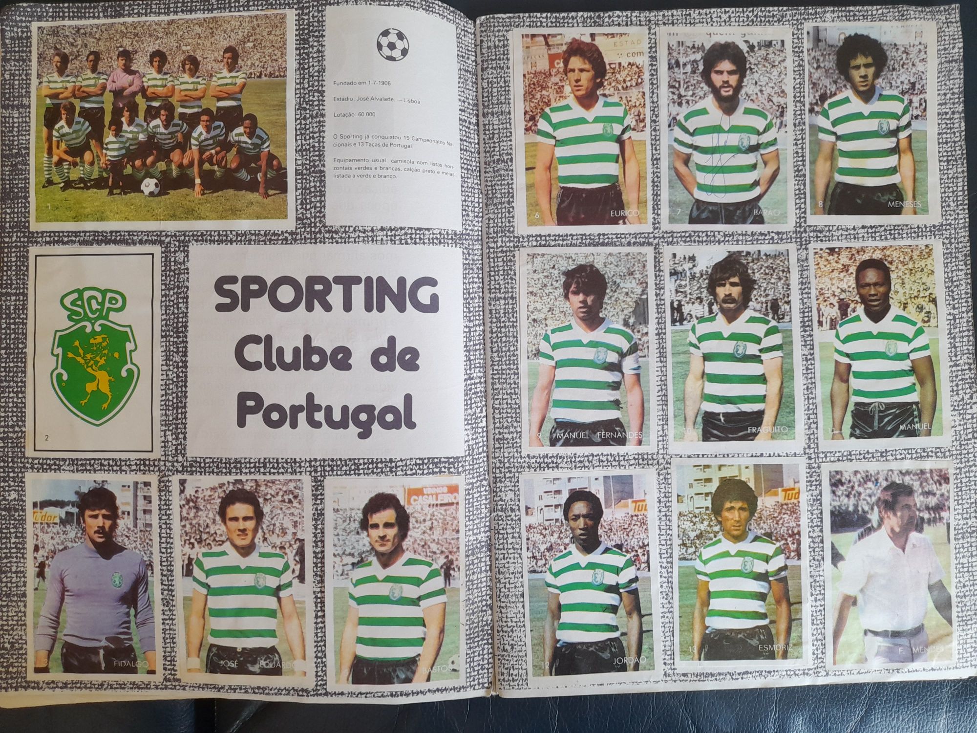 Caderneta futebol 80/81