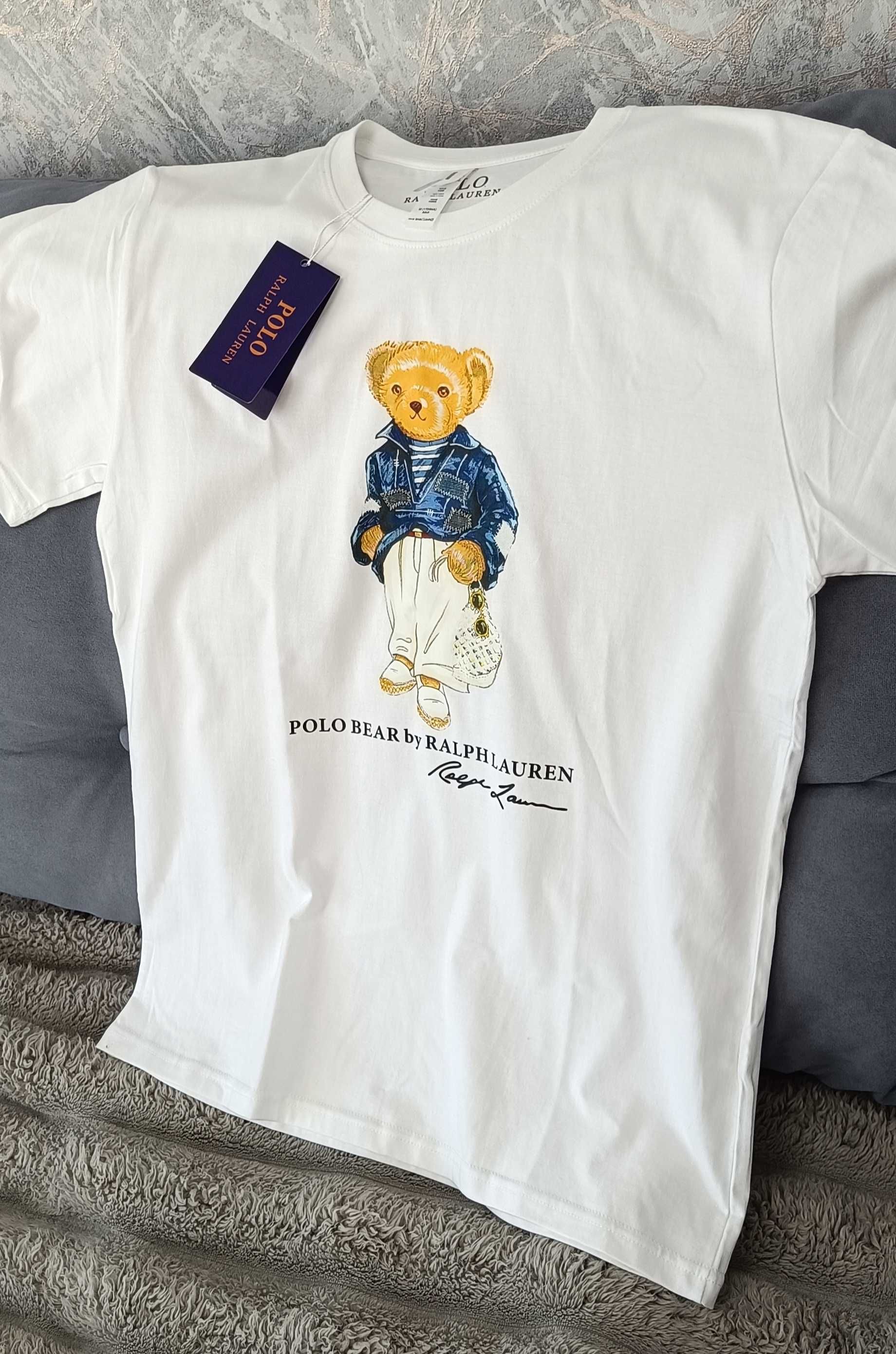Трендова футболка Polo Ralph Lauren Поло Ральф Лорен з ведмедиком