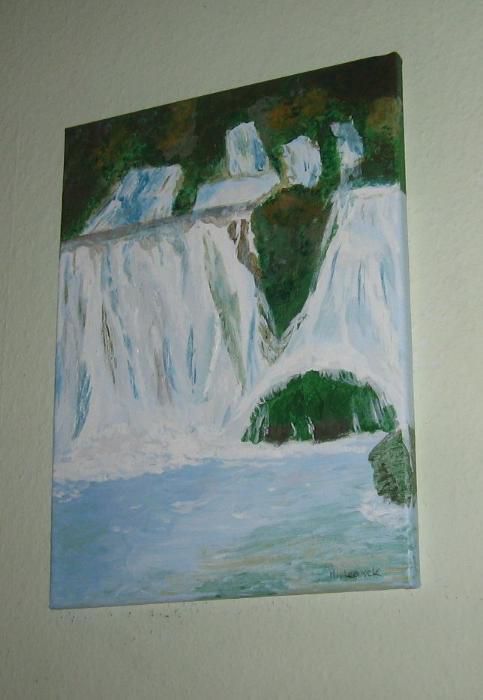 Obraz Ręcznie Malowany, Na Płótnie 40x30 cm, Akryl