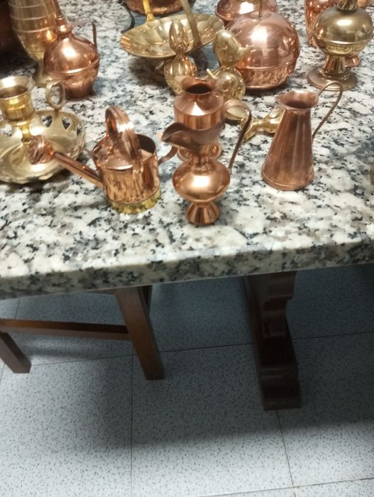 Peças latão e cobre