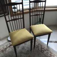 Duas cadeiras lindas originais, par vintage
