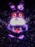 Fnaf. Five Nights at Freddy. Maskotka Black Heart Bonnie.