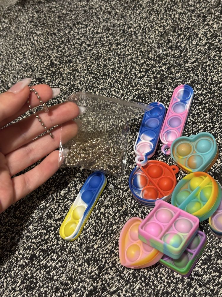 conjunto de 10 mini brinquedos de anti stress