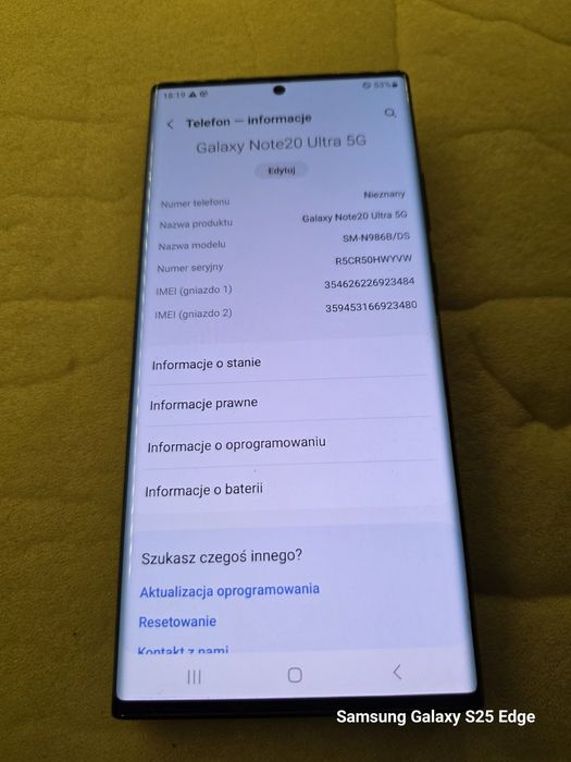 Samsung Galaxy Note 20 Ultra 5G ,12+256GB, Super Stan, S Pen ,Etui
