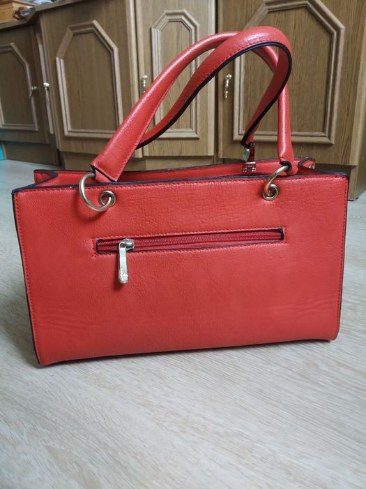 Сумка женская красная
