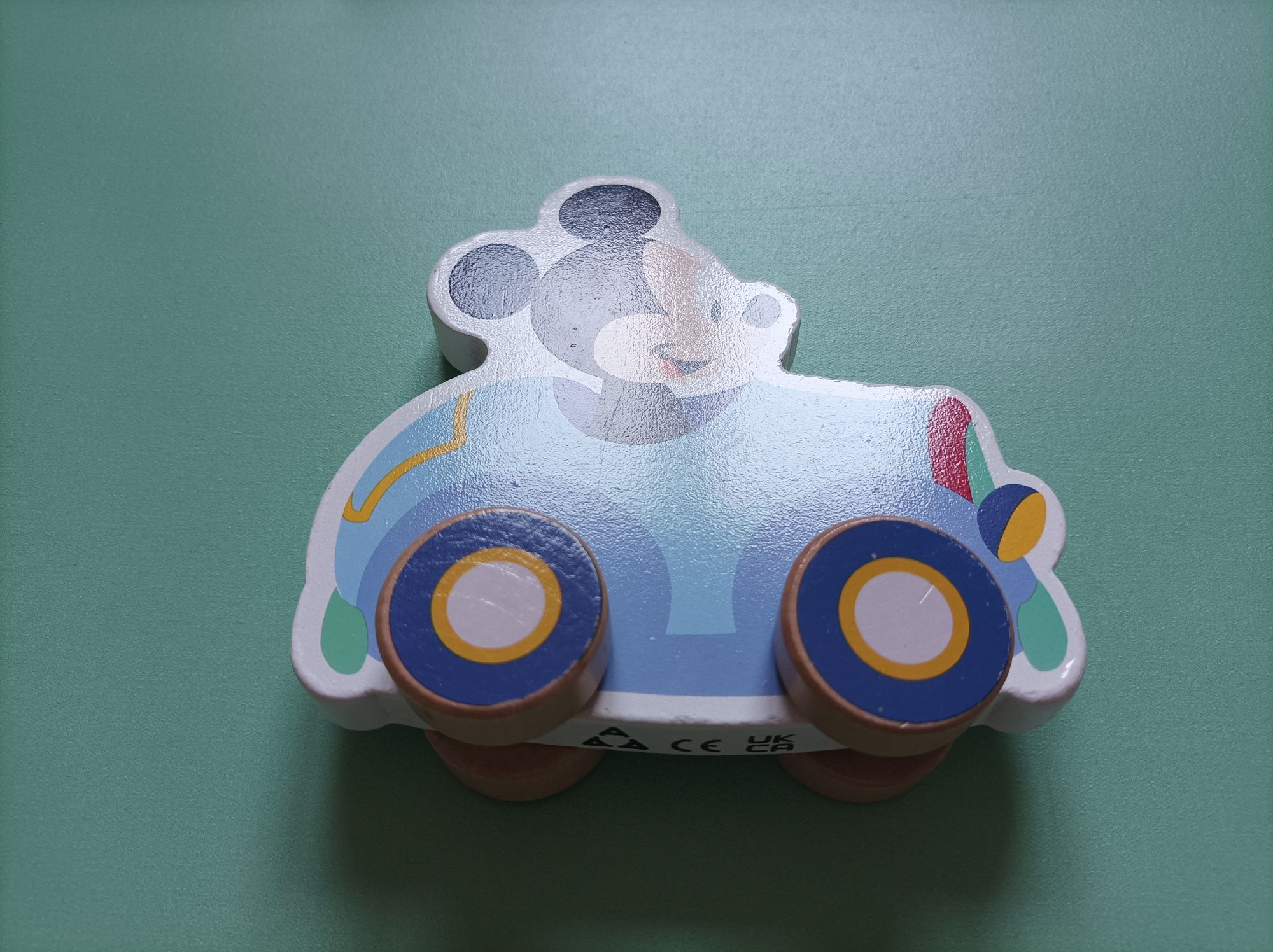 Drewniany samochodzik Disney Myszka Miki