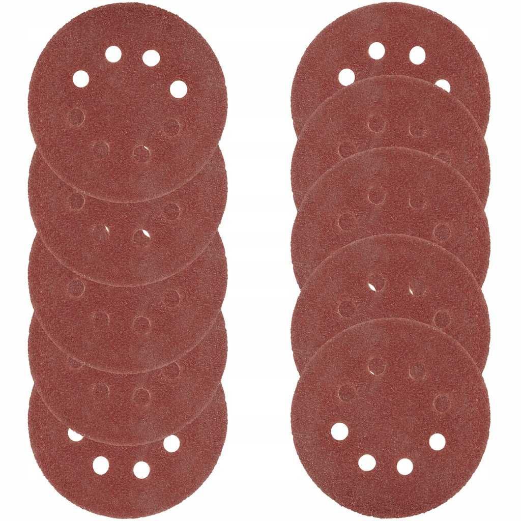 Krążek Papier Ścierny P40 P60 P80 125mm 30 Sztuk