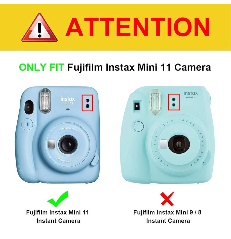 Przezroczysty futerał ochronny Fintie do  Fujifilm Instax Mini 11