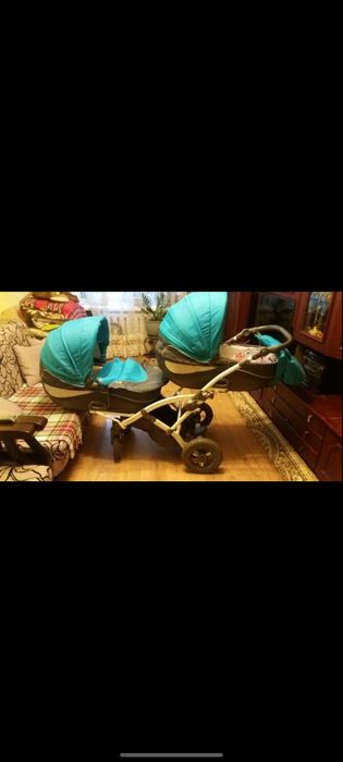 Коляска (візочок)для двійні, для двойни, близ)Tako Omega Duo 3